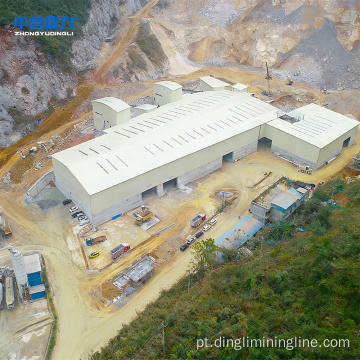 Linha de produção agregada de 2,5 milhões de toneladas por ano